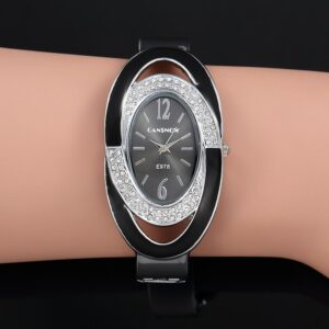 Reloj de pulsera con diamantes de imitación para mujer, cronógrafo creativo de lujo, a la moda