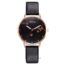 Reloj de cuero de cuarzo para mujer, diseño de esfera de mariposa Simple 10