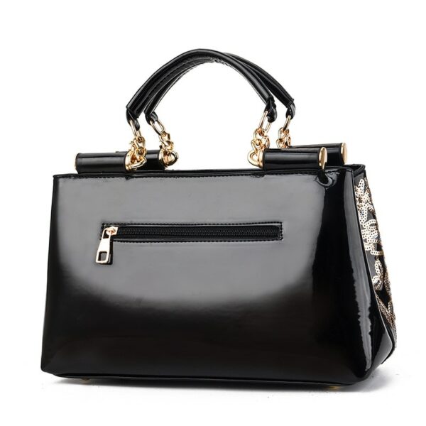 Bolso de cuero con bordado para mujer, bandolera de lujo 3
