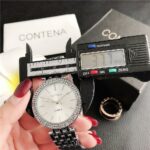 Reloj de lujo con diamantes de cristal para mujer 4
