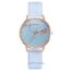 Reloj de cuero de cuarzo para mujer, diseño de esfera de mariposa Simple 11