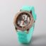 Reloj de pulsera de silicona para Mujer, accesorio de marca de lujo, de cuarzo 11