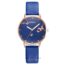 Reloj de cuero de cuarzo para mujer, diseño de esfera de mariposa Simple 9