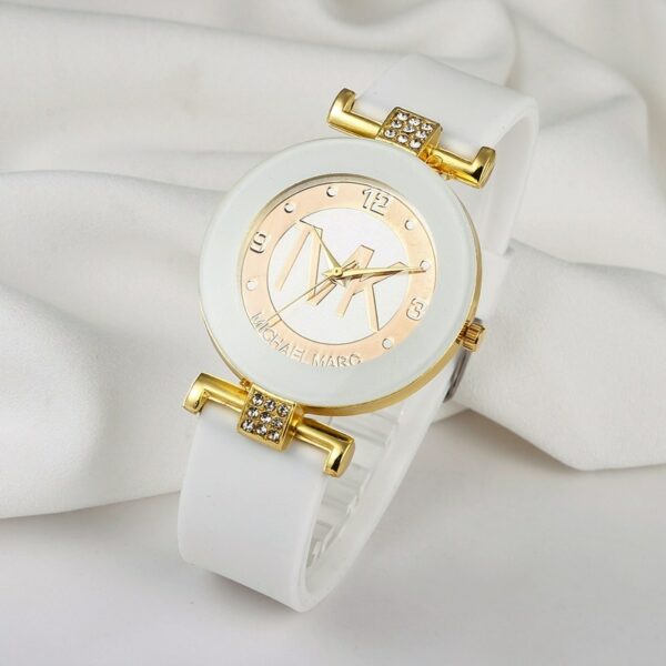 Reloj de pulsera de Gel de sílice para mujer 4
