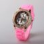 Reloj de pulsera de silicona para Mujer, accesorio de marca de lujo, de cuarzo 8