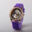 Reloj de pulsera de silicona para Mujer, accesorio de marca de lujo, de cuarzo 13