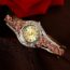 Reloj de pulsera con diamantes de estilo étnico para Mujer 7