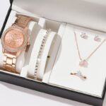 Juego de 6 piezas de reloj de lujo para mujer 2