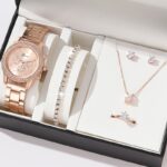 Juego de 6 piezas de reloj de lujo para mujer 1