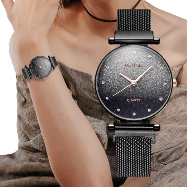 Reloj de pulsera de acero inoxidable para mujer 2