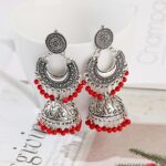 Pendientes Retro Con Campanas Turcas Aretes De Borla Indio, Jhumka 3