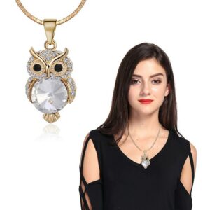 Small Cute Owl Bird Pendant