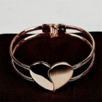 Pulsera De Moda Brazalete Elegante Con Forma De Corazón 3