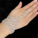 Brazalete De Diamantes De Imitación Cadena De Eslabones 4